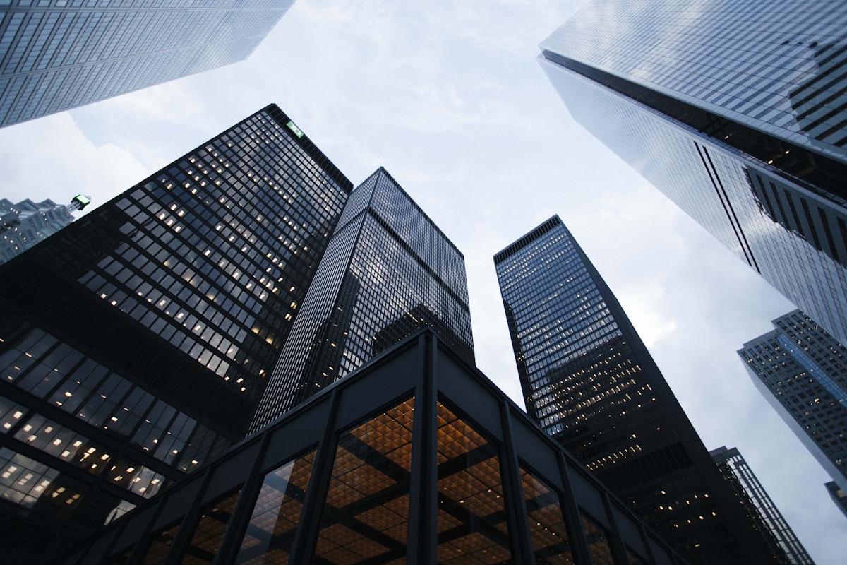 Modern commercial office building