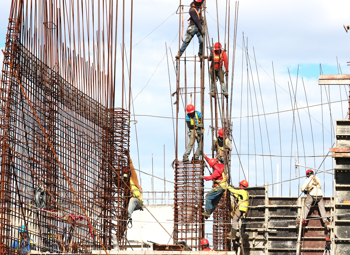 Large infrastructure construction project